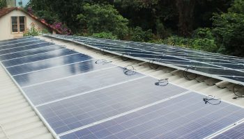 Usina fotovoltaica instalada pelo Rotary Clube no Instituto Ramacrisna.