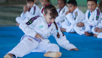 Benefits of Judo: a girl training at Ramacrisma